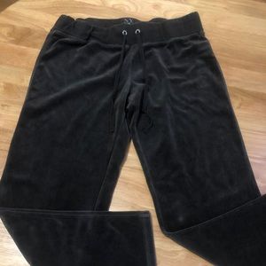 Brown New York & Company Woman Velvet Track Pants